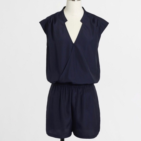 J. Crew Pants - J. Crew Blue Romper